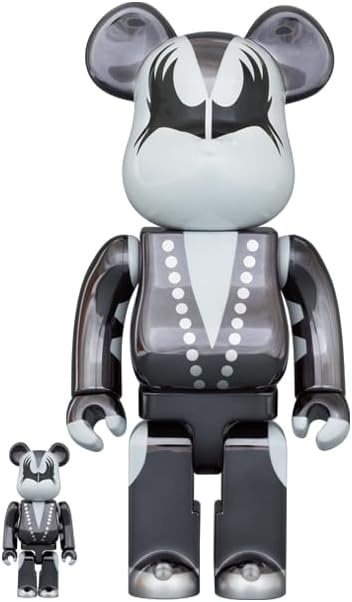 BE@RBRICK KISS DEMON CHROME Ver.100％ & 400％