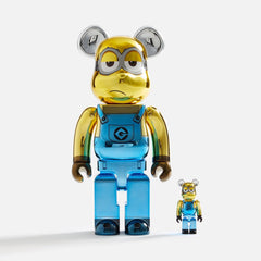 BE@RBRICK Minions KEVIN Chrome Ver. 100% &amp; 400%