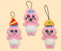 日版 全3種套裝 おぱんちゅうさぎ 13cm Opanchu Usagi 潘楚兔 底褲兔 吉祥物 可掛在包包上