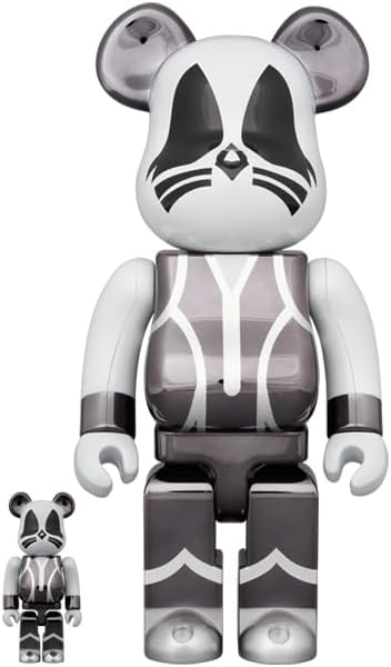 BE@RBRICK KISS CATMAN CHROME Ver.100％ & 400％ - YIZY